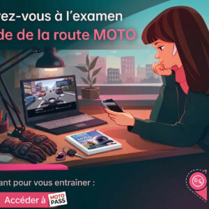 Code en ligne 1 mois - Moto